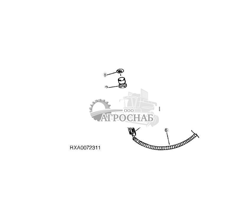 Переключатель гидравлической блокировки дифференциала 